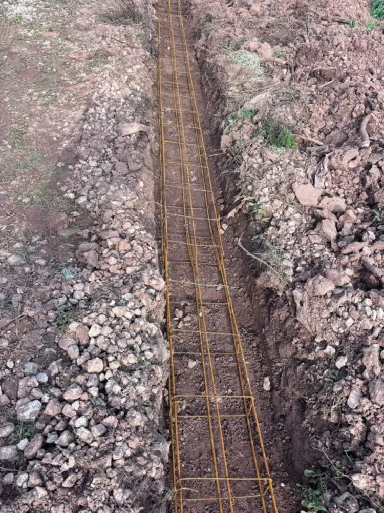 Tranche feraille sol